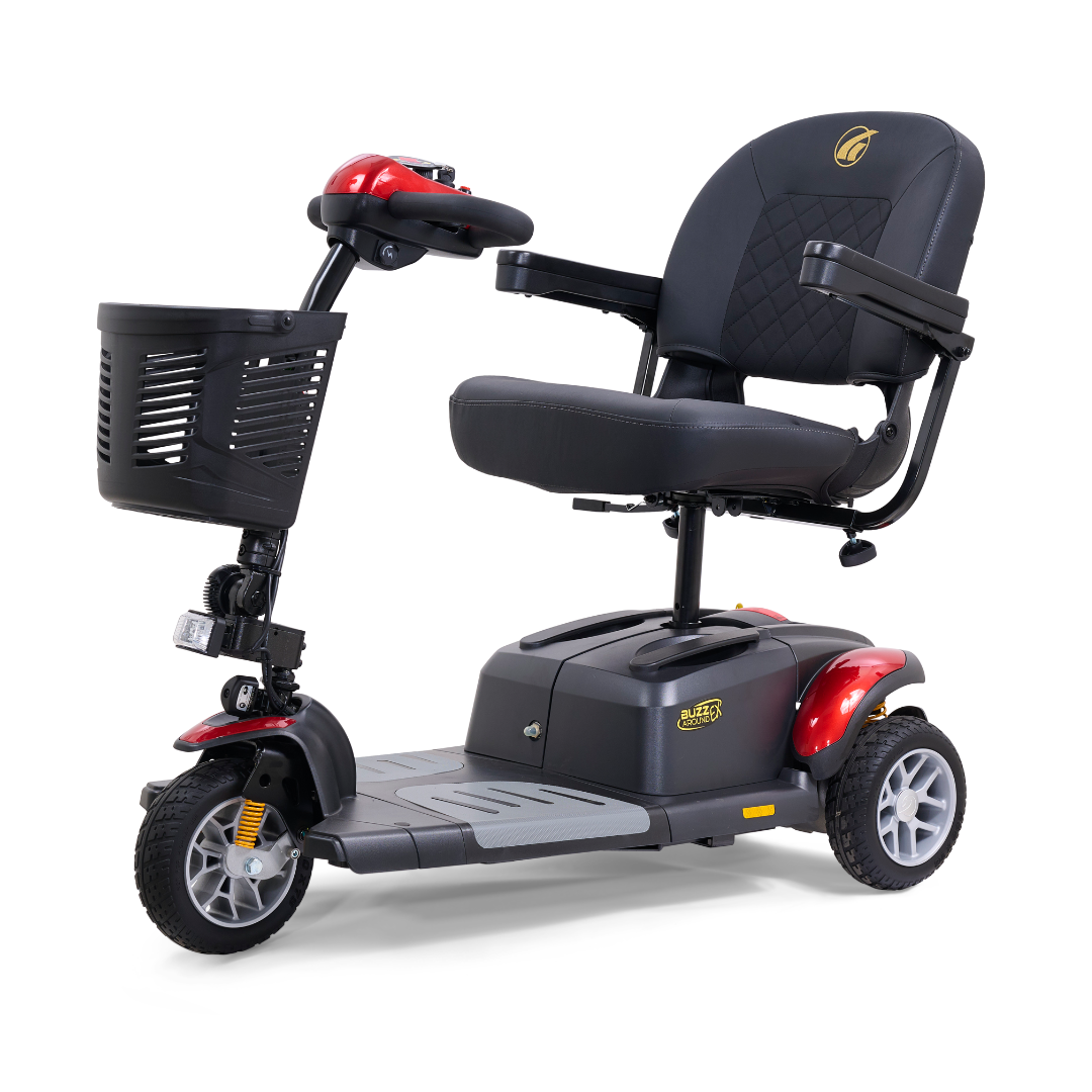 Golden Tech GB118D BuzzAround EX Extreme 3-Wheel Long Range Travel Scooter - primehubstore.shop Scooters