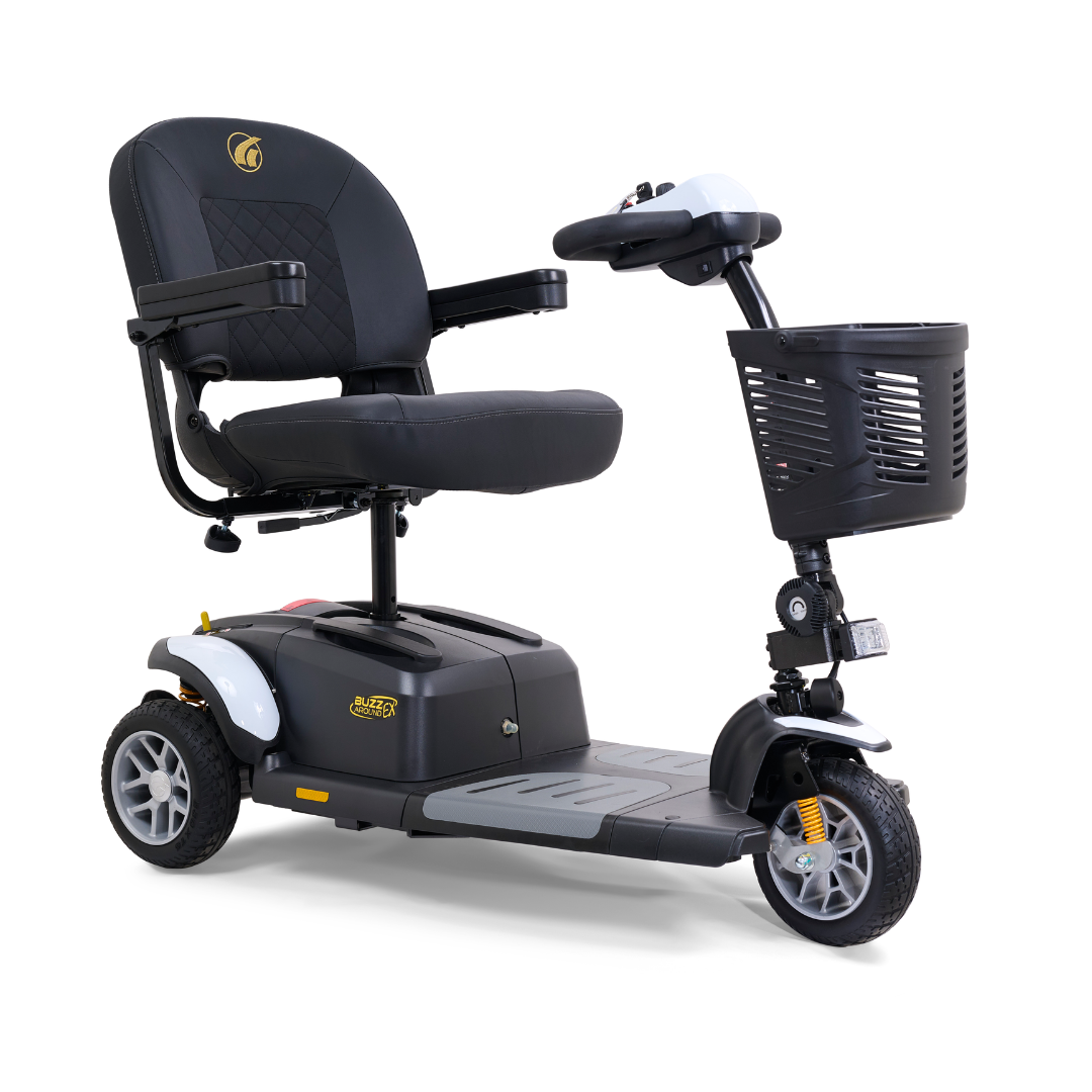 Golden Tech GB118D BuzzAround EX Extreme 3-Wheel Long Range Travel Scooter - primehubstore.shop Scooters