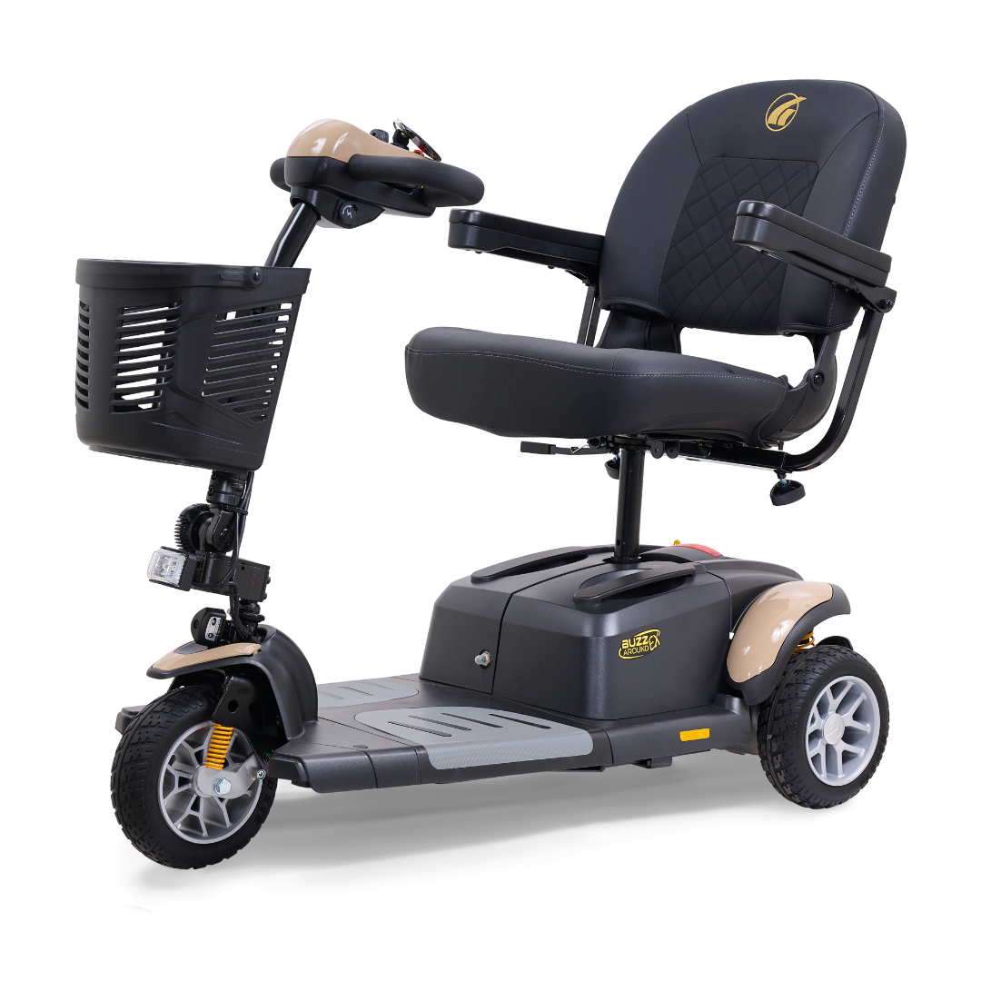 Golden Tech GB118D BuzzAround EX Extreme 3-Wheel Long Range Travel Scooter