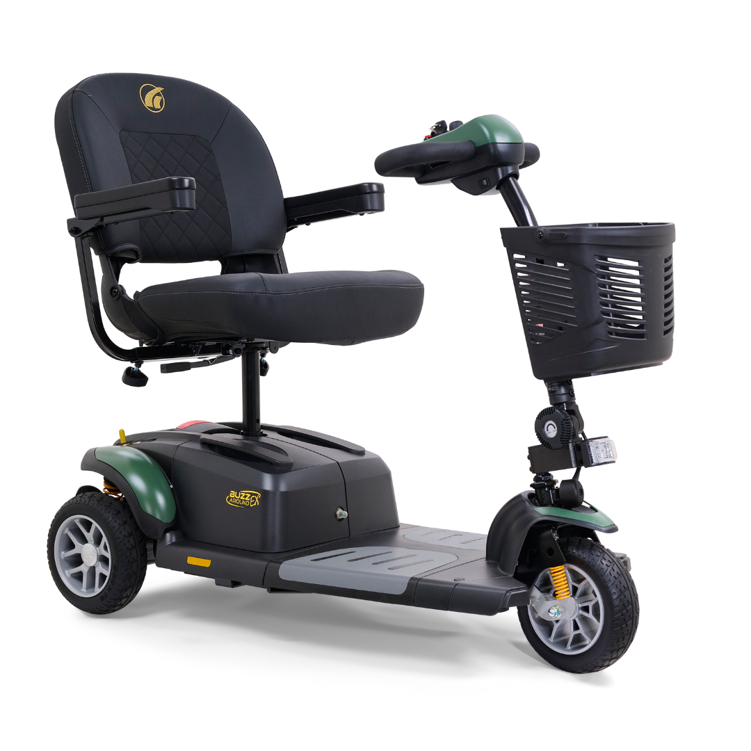 Golden Tech GB118D BuzzAround EX Extreme 3-Wheel Long Range Travel Scooter