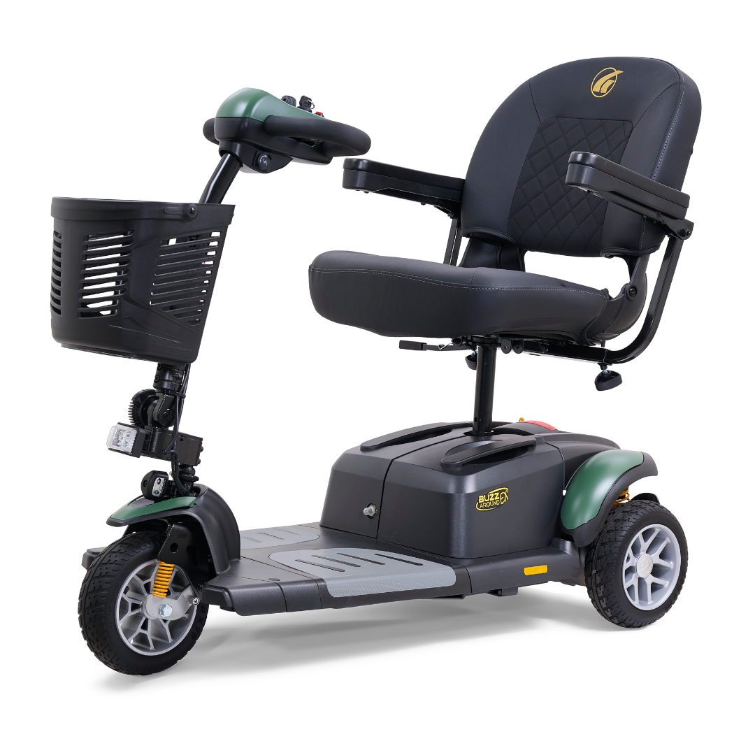 Golden Tech GB118D BuzzAround EX Extreme 3-Wheel Long Range Travel Scooter