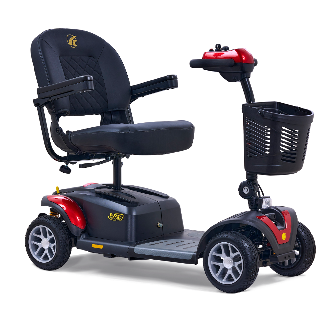 Golden Tech GB148D BuzzAround EX Extreme 4-Wheel Heavy Duty Long Range Travel Scooter - primehubstore.shop Scooters