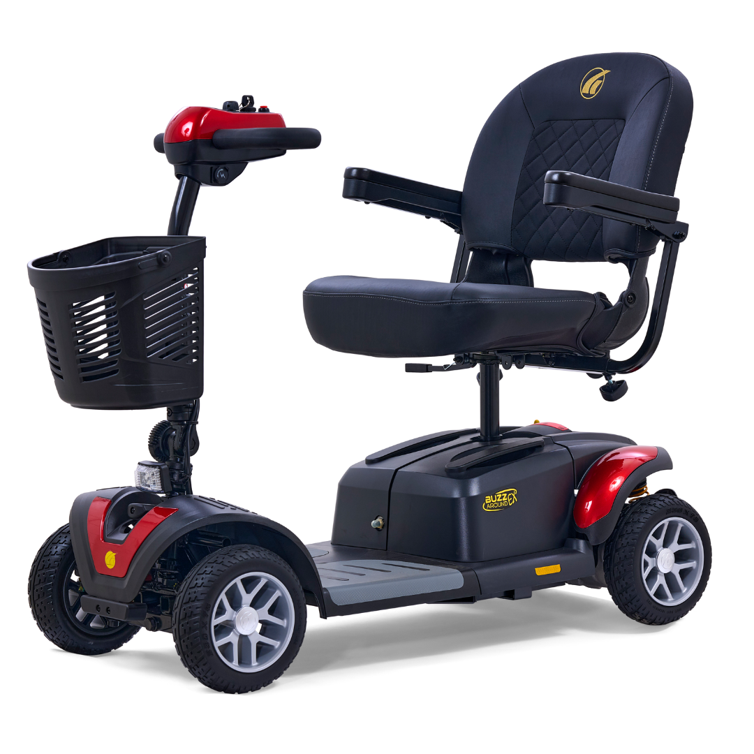 Golden Tech GB148D BuzzAround EX Extreme 4-Wheel Heavy Duty Long Range Travel Scooter - primehubstore.shop Scooters
