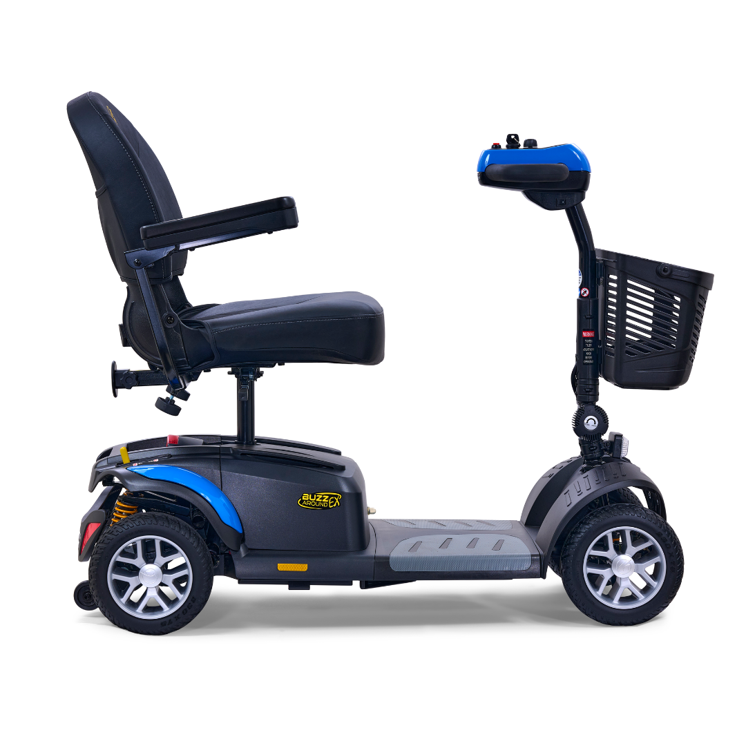 Golden Tech GB148D BuzzAround EX Extreme 4-Wheel Heavy Duty Long Range Travel Scooter - primehubstore.shop Scooters