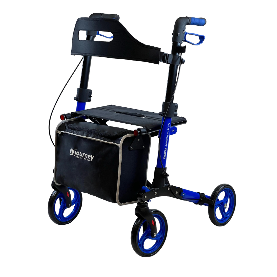 Journey Upwalker Breeze Rollator - Lightweight Folding 4-Wheel Walker - primehubstore.shop Rollators