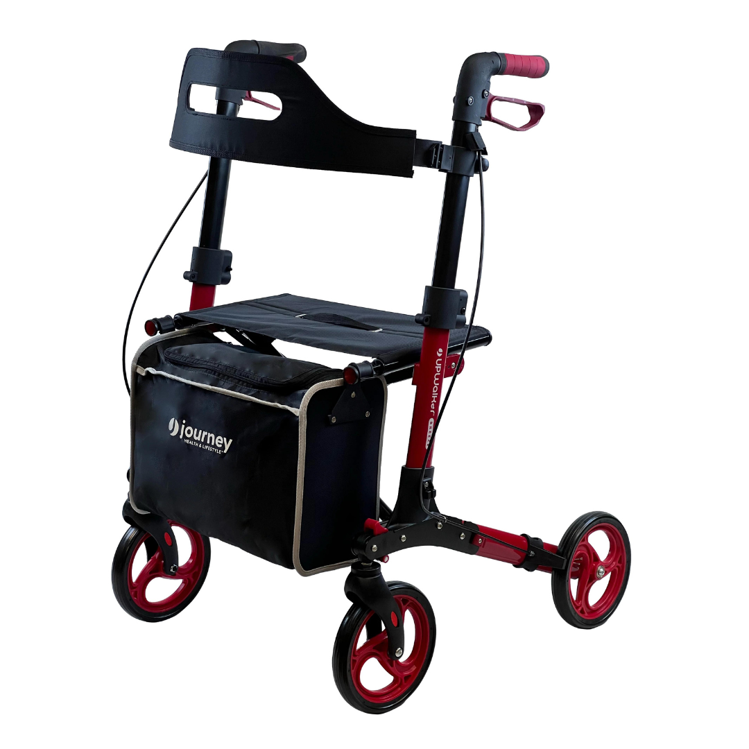 Journey Upwalker Breeze Rollator - Lightweight Folding 4-Wheel Walker - primehubstore.shop Rollators