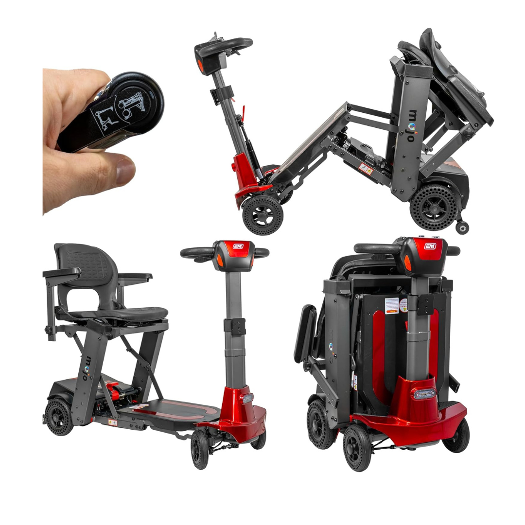 MOJO Lightweight Automatic Folding Travel Scooter - Airline Approved MJ101 - Open Box - primehubstore.shop Mobility Scooters