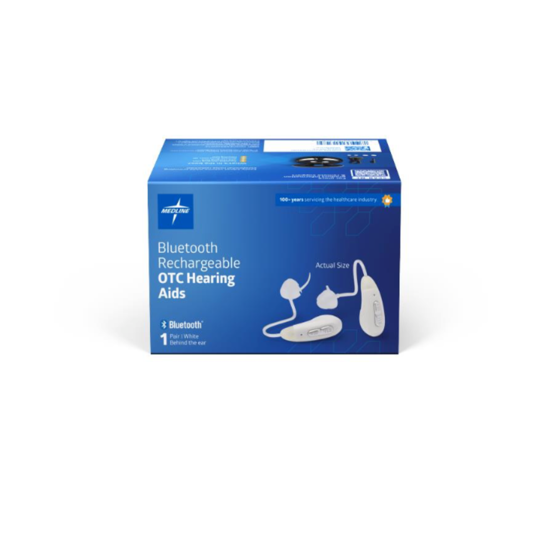 Medline Bluetooth Rechargeable OTC Hearing Aids - primehubstore.shop Hearing Aids