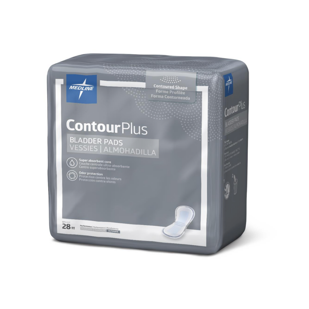 Medline ContourPlus Bladder Control Pads - For Men & Woman - primehubstore.shop Bladder Control Pads