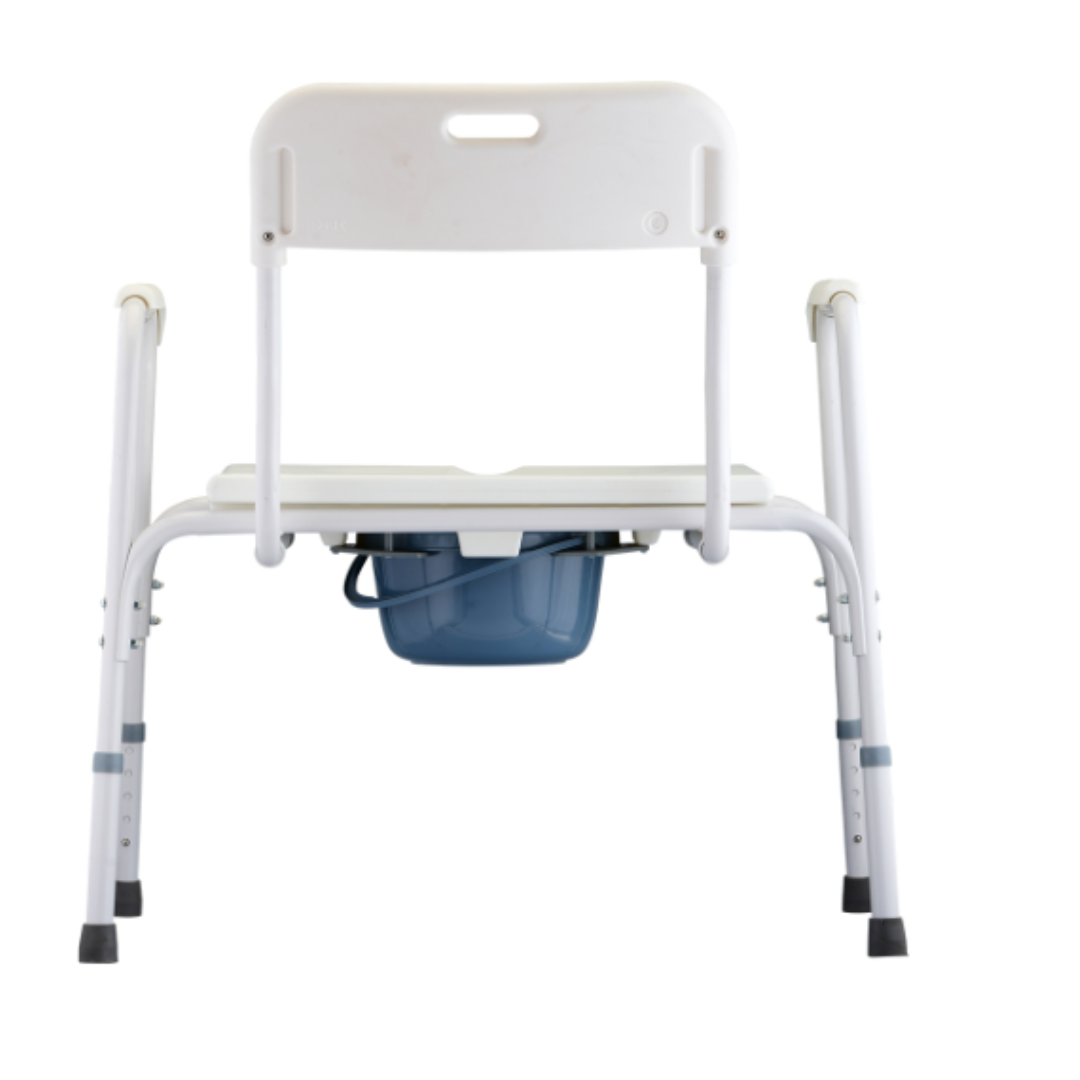Nova Medical Bariatric Heavy Duty Commode with Back & Wide Seat - primehubstore.shop Commodes