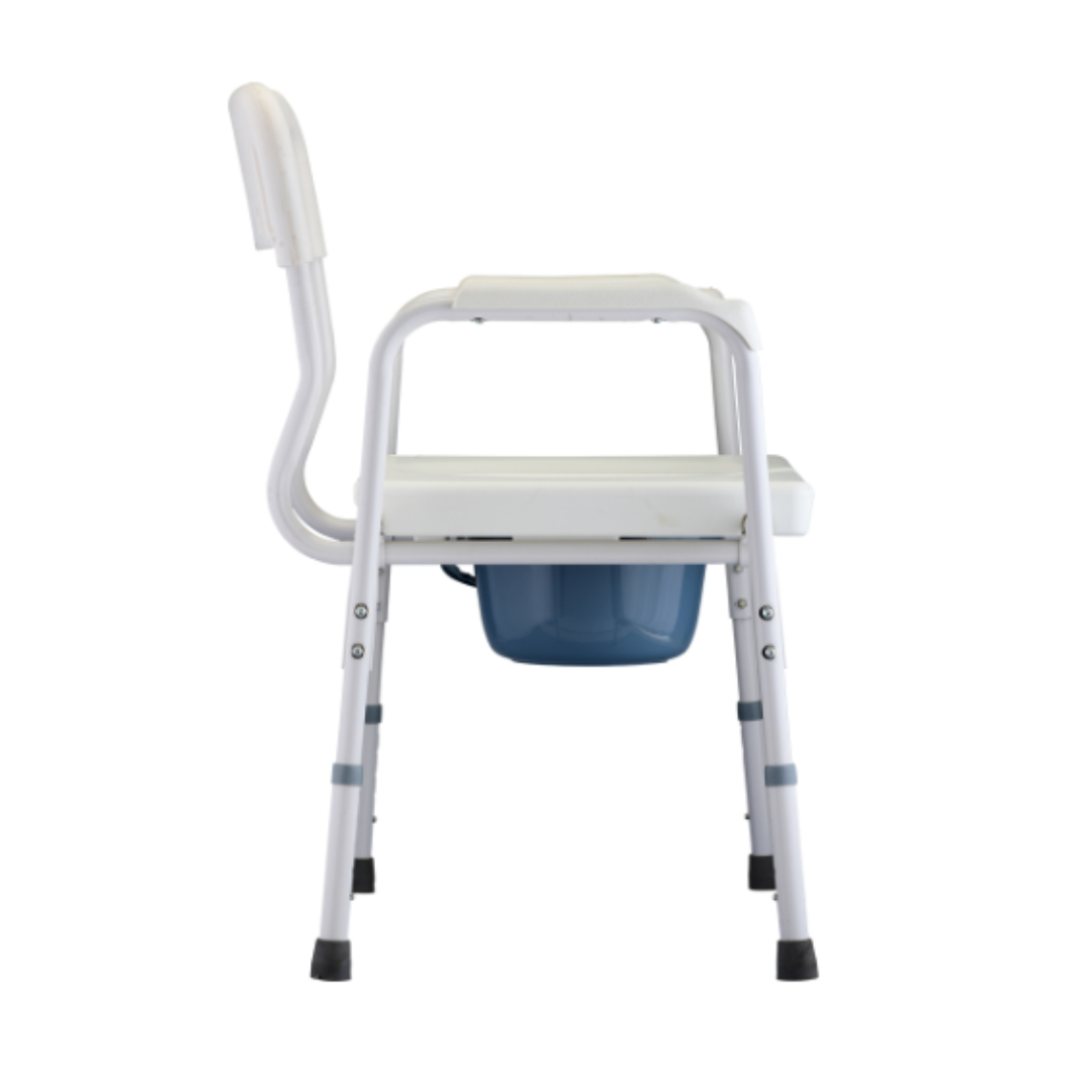 Nova Medical Bariatric Heavy Duty Commode with Back & Wide Seat - primehubstore.shop Commodes