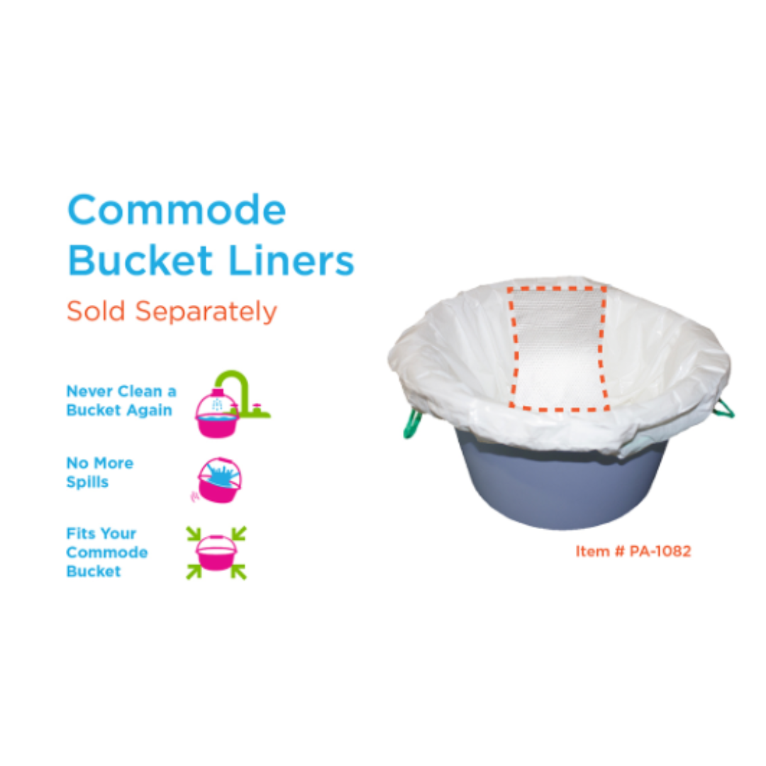 Nova Medical Bariatric Heavy Duty Commode with Back & Wide Seat - primehubstore.shop Commodes