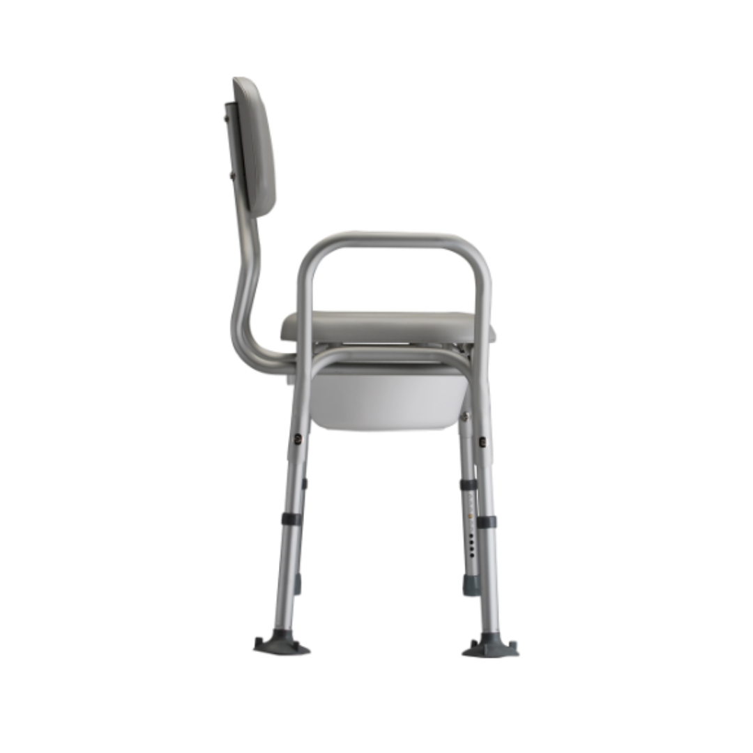 Nova Medical Padded Transfer Bench/Commode with Detachable Back - primehubstore.shop Transfer Equipment