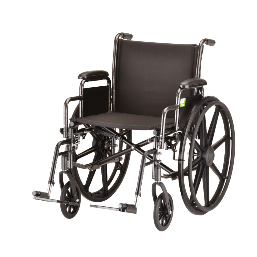 Nova Medical Steel Wheelchair w/ Detachable Desk Arms - primehubstore.shop Wheelchairs