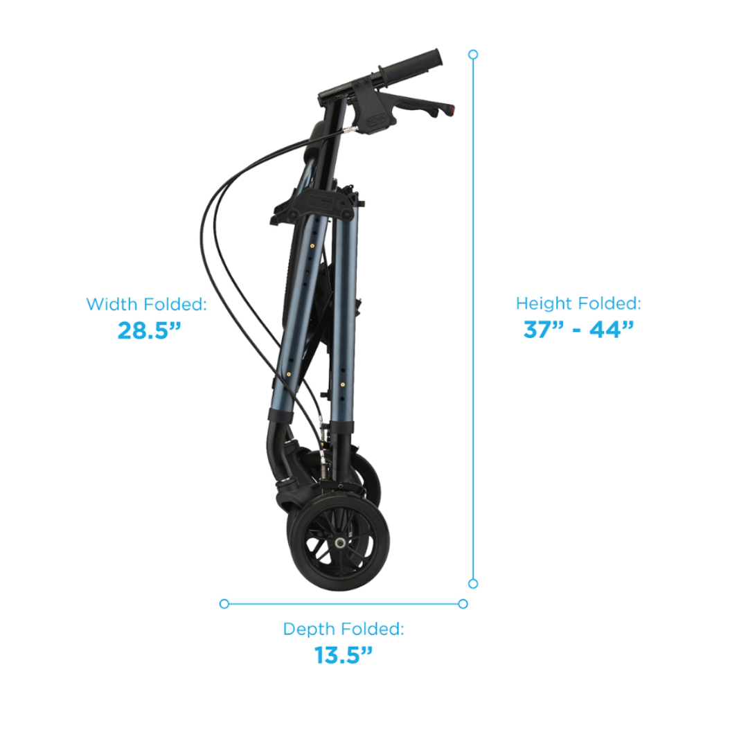 Nova Medical 4264 Star 8 DX Extra Wide Rollator Walker - 450 lb Capacity - primehubstore.shop Rollators