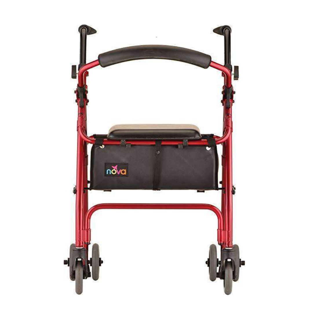 Nova Medical 4200 Cruiser Classic Lightweight Folding Rollators - primehubstore.shop Rollators