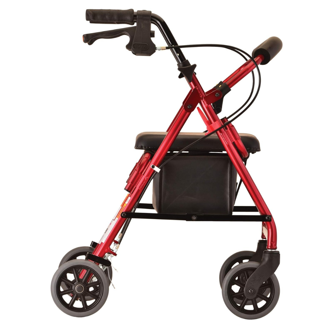 Nova Medical 4209 GetGo Junior Folding Lightweight Rollators with 6" Wheels - primehubstore.shop Rollators