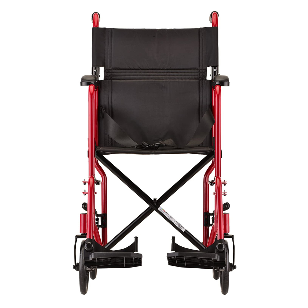 Nova Medical 319 Lightweight 19" Steel Folding Transport Wheelchairs - primehubstore.shop Transport Chairs