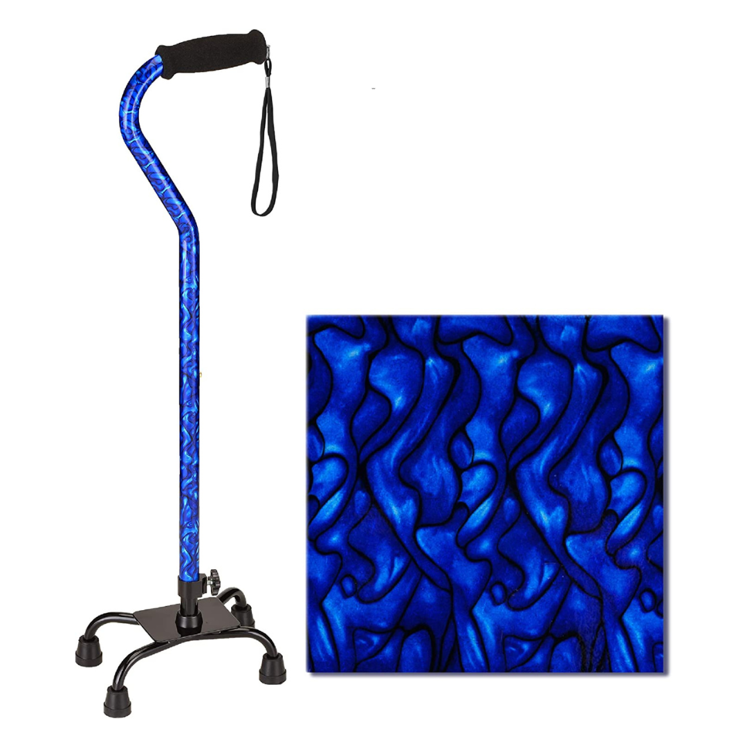 Nova Medical Lightweight Height Adjustable Quad Canes with Soft Grip Handle - primehubstore.shop Quad Canes