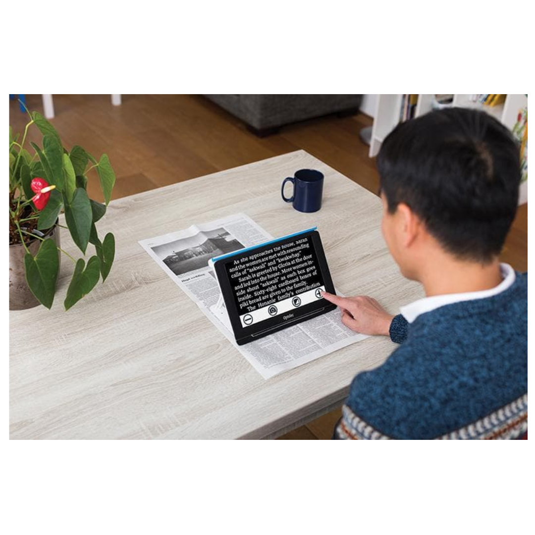 Optelec Compact 10 HD Portable Folding Low Vision Video Magnifier - 10" Screen - primehubstore.shop Handheld Video Magnifiers