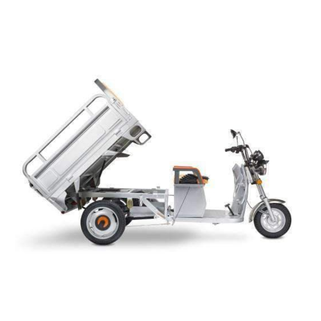 PET Electric Cargo Scooter Truck with Manual Tail Bed Lifting – 3 Wheeled - primehubstore.shop Scooters