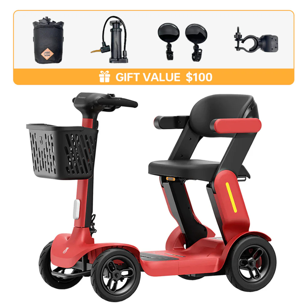 Piaseec S3 Folding Portable Scooter with XL LCD Screen - primehubstore.shop Mobility Scooters