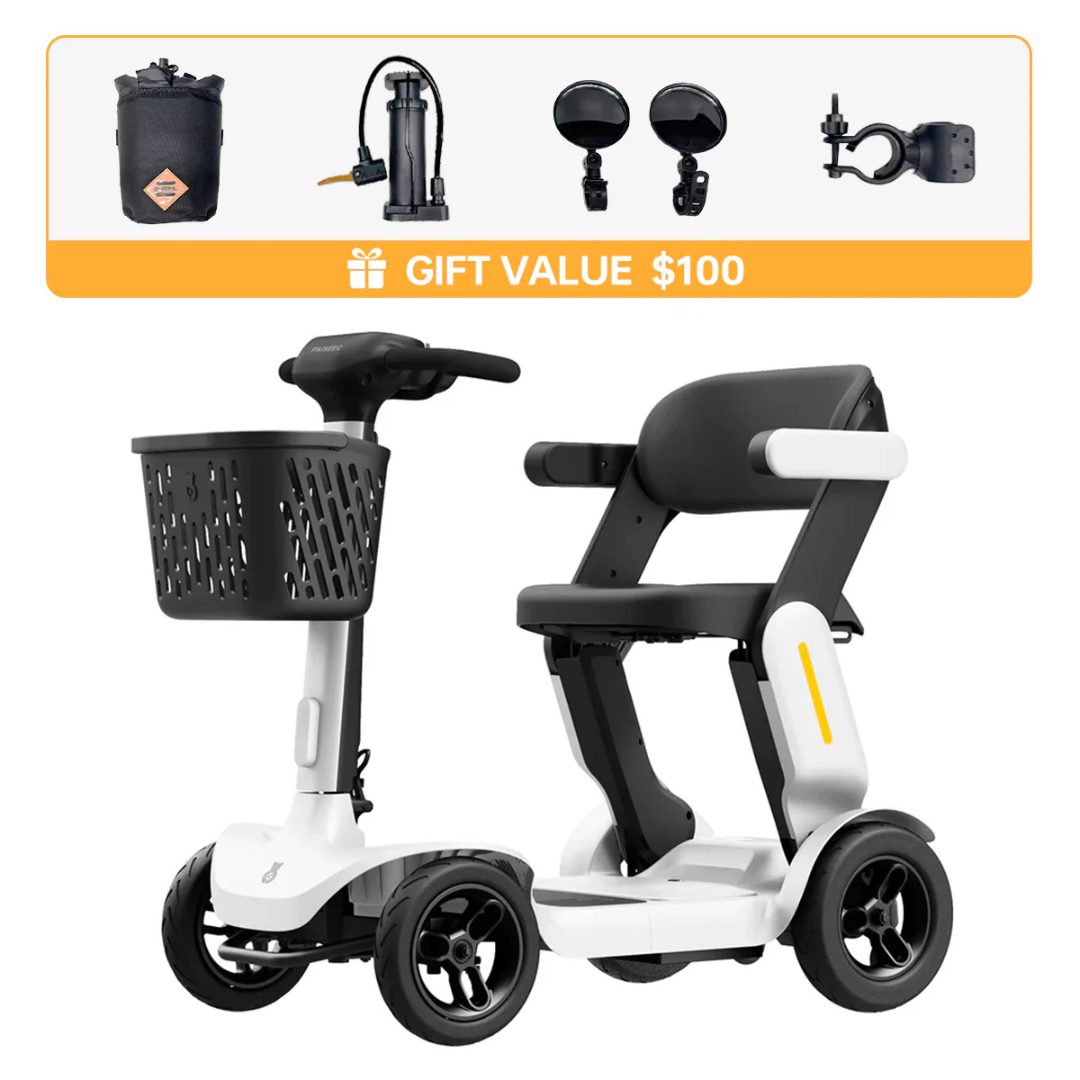 Piaseec S3 Folding Portable Scooter with XL LCD Screen - primehubstore.shop Mobility Scooters