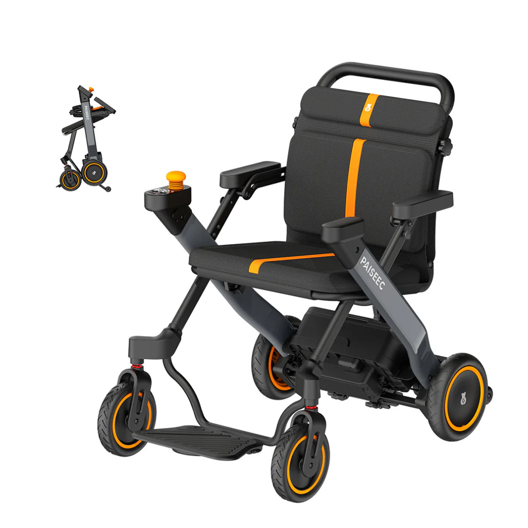 Paiseec W1 2-in-1 Electric Wheelchair - primehubstore.shop Power Chairs