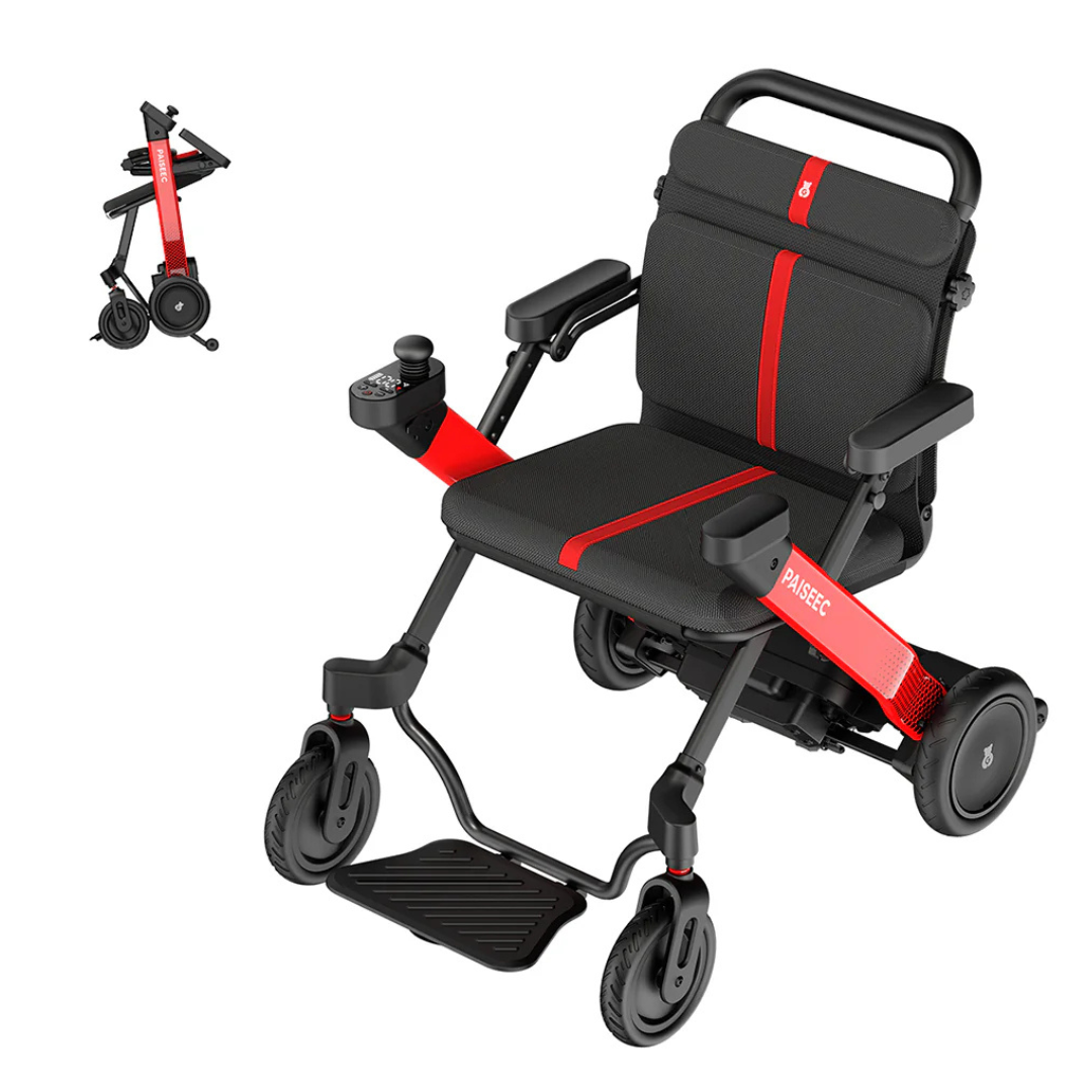 Paiseec W1 2-in-1 Electric Wheelchair - primehubstore.shop Power Chairs