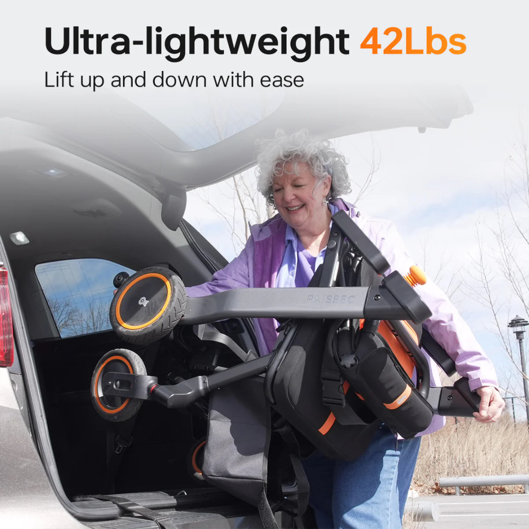 Paiseec W1 2-in-1 Electric Wheelchair - primehubstore.shop Power Chairs