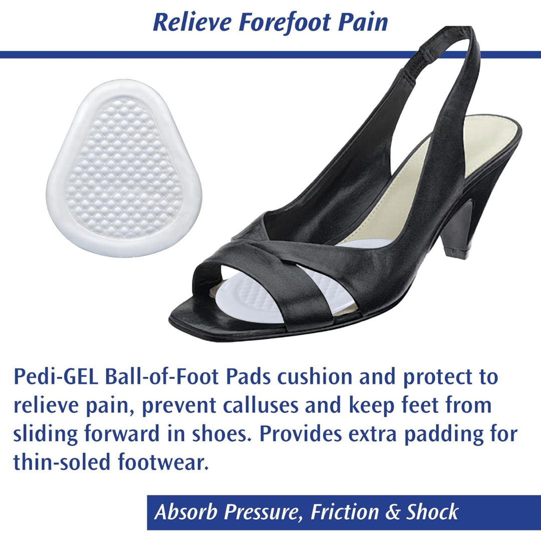 PediFix® Pedi-GEL® Ball-of-Foot Pads - Soft Gel Prevents Painful Calluses - primehubstore.shop Foot Pads