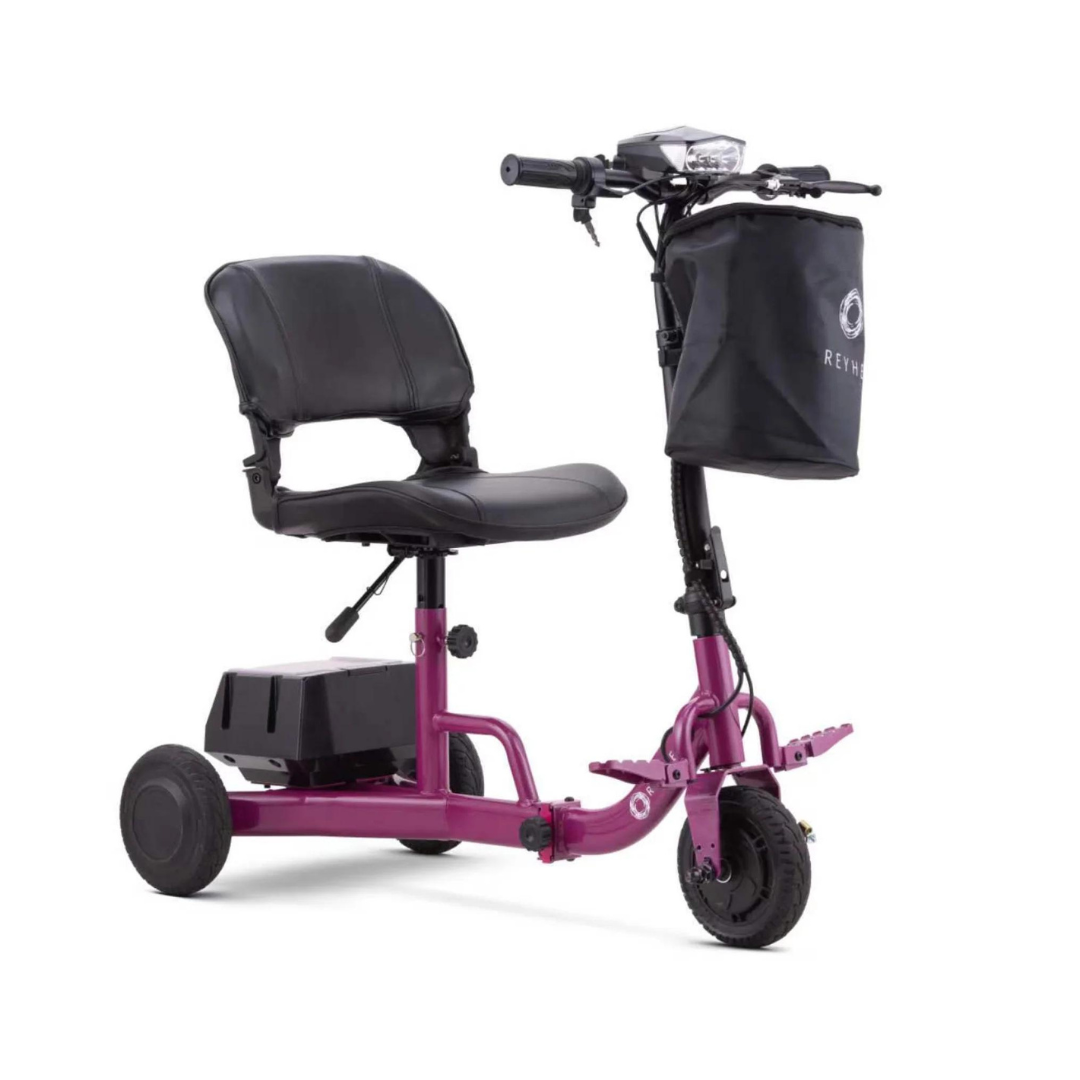 Reyhee TRIAD 3-Wheel Compact Folding Mobility Scooter R300 - primehubstore.shop Mobility Scooters