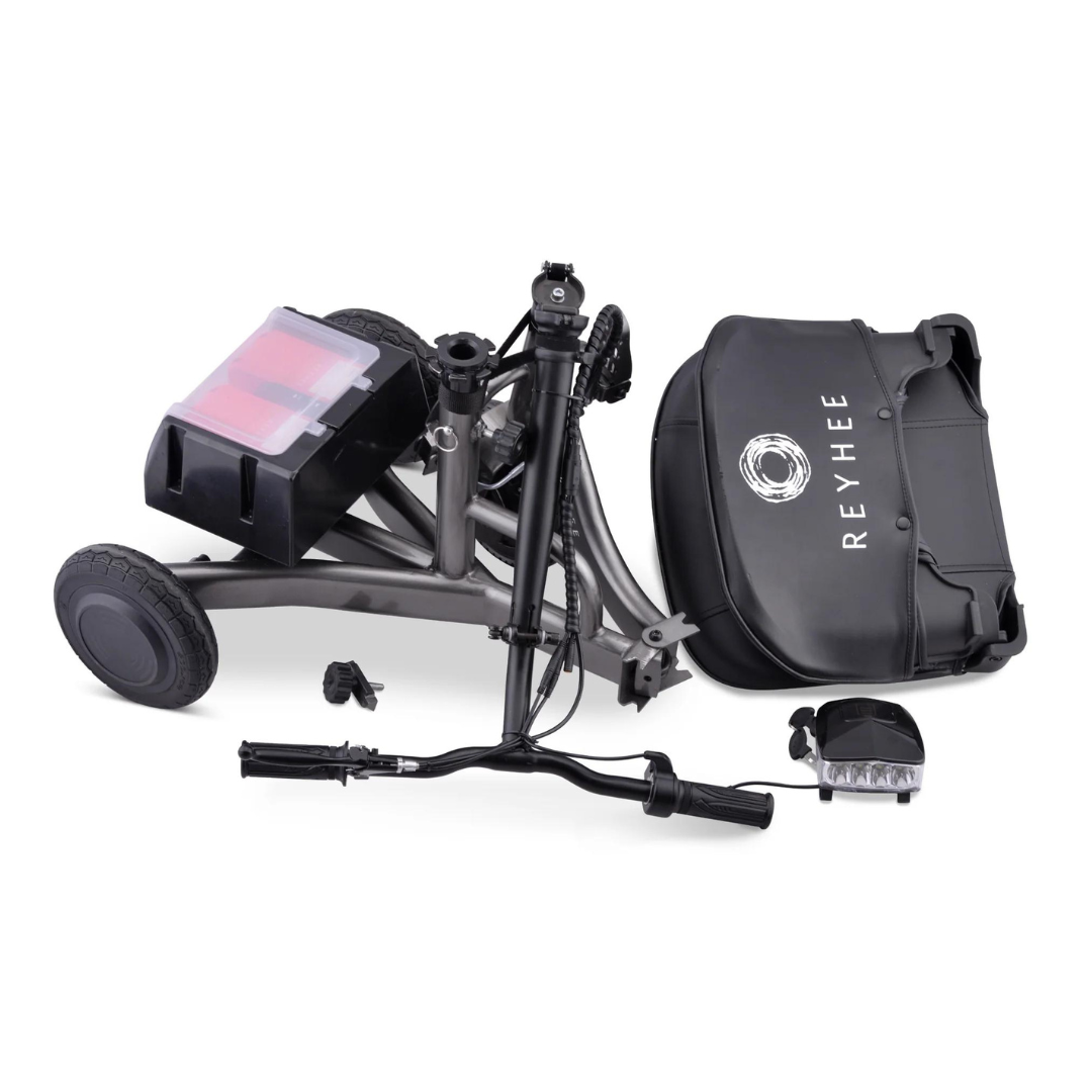 Reyhee TRIAD 3-Wheel Compact Folding Mobility Scooter R300 - primehubstore.shop Mobility Scooters