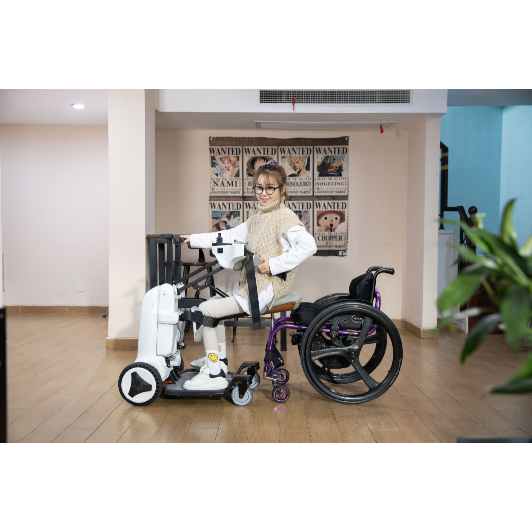 Robooter XZ-Droid Standing Wheelchair for Rehabilitation - Smart Sit-to-Stand Transport Chair - primehubstore.shop Wheelchairs