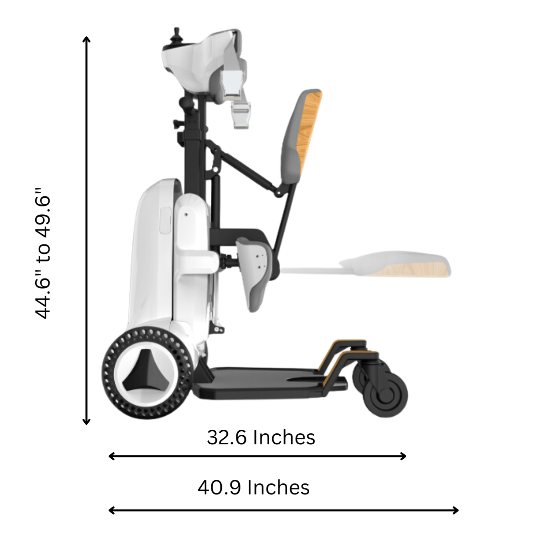 Robooter XZ-Droid Standing Wheelchair for Rehabilitation - Smart Sit-to-Stand Transport Chair - primehubstore.shop Wheelchairs