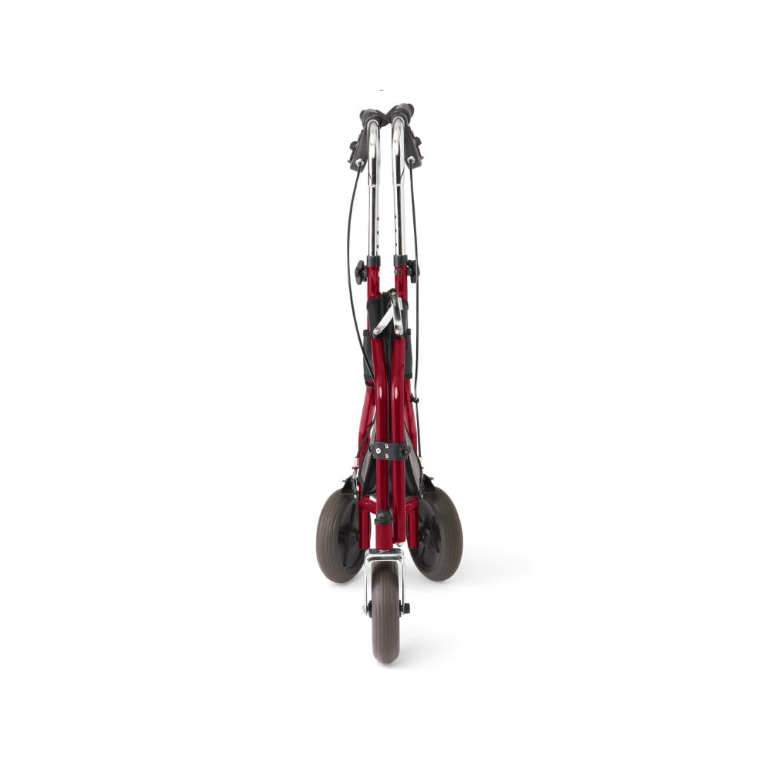 Medline 3-Wheel Steel Rollator Rolling Walker - primehubstore.shop Rollators
