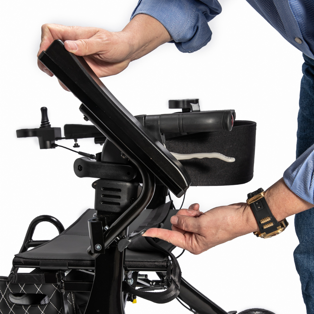 Miracle Mobility 4N1 Ultra Lite Electric Walker Wheelchair - primehubstore.shop Power Chairs