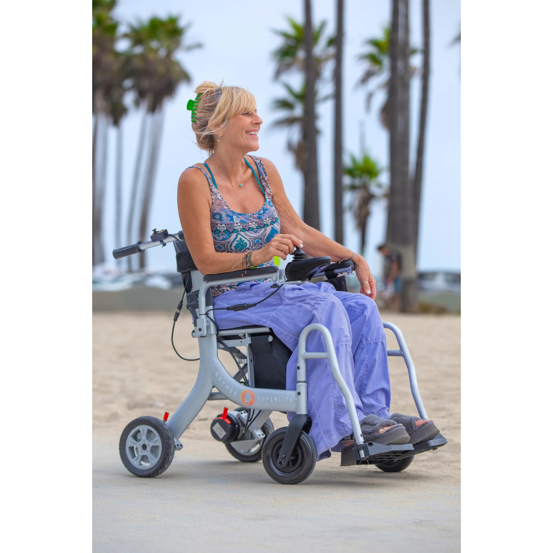 Reyhee Superlite 3-in-1 Electric Foldable Wheelchair XW-LY002 - primehubstore.shop Power Chairs
