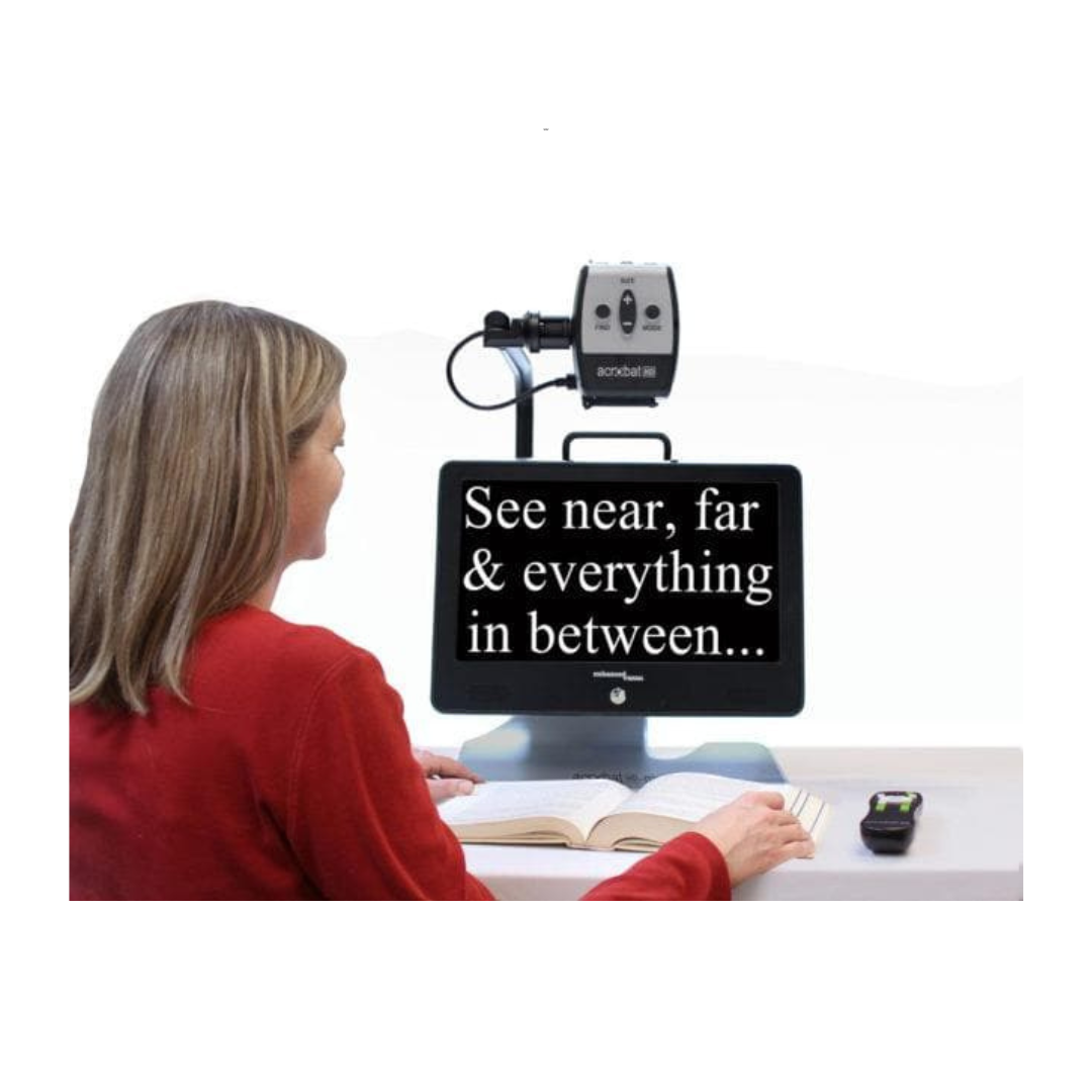 Enhanced Vision Acrobat HD Mini Ultra Portable Battery Operated Electronic Magnifier - primehubstore.shop Vision Enhancers