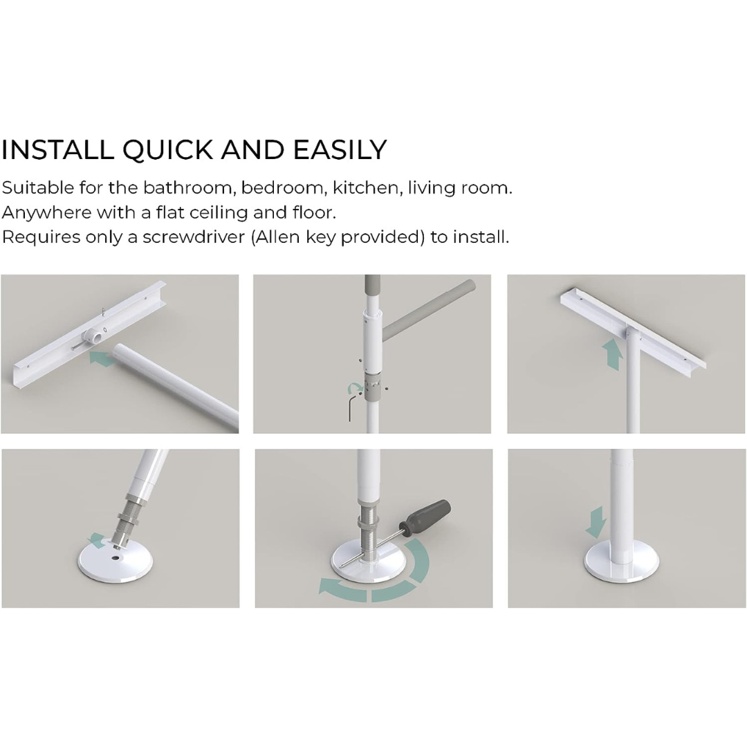 HealthCraft SuperPole Security Standing Aid - Household Fall Prevention Standing Aid - primehubstore.shop Security poles