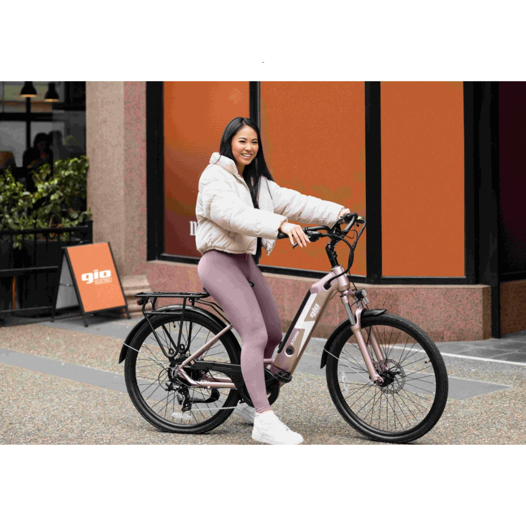 GIO Storm Electric Bike with Integrated Samsung High Powered Battery - primehubstore.shop Electric Bikes