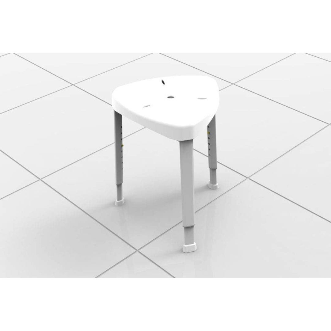 HealthCraft Shower Stool with Adjustable Height - primehubstore.shop Bath Stool