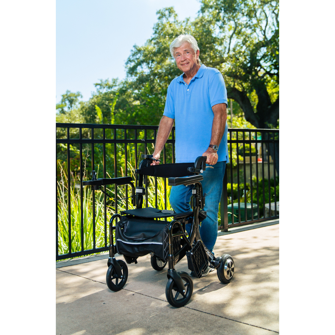Miracle Mobility 4N1 Ultra Lite Electric Walker Wheelchair - primehubstore.shop Power Chairs