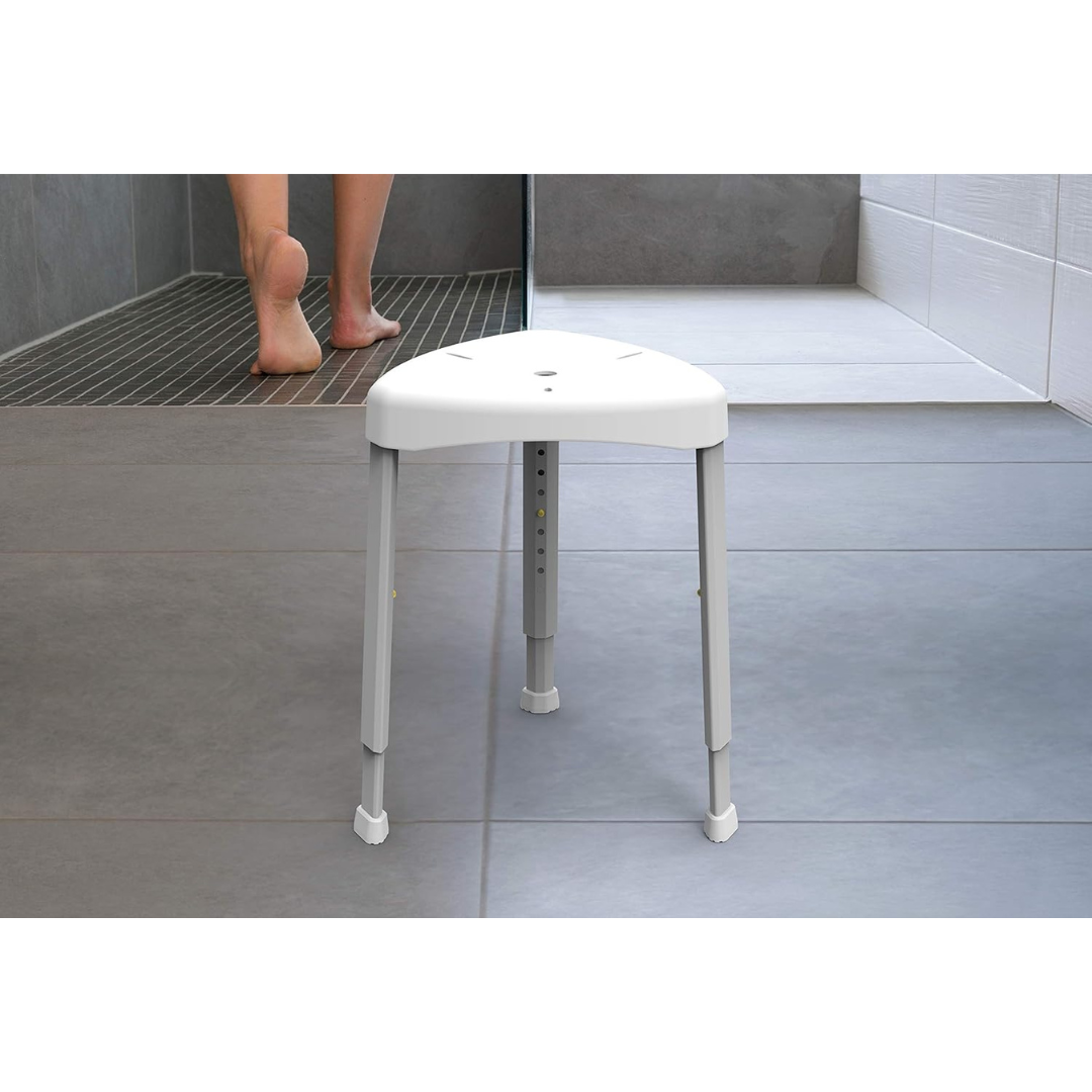 HealthCraft Shower Stool with Adjustable Height - primehubstore.shop Bath Stool