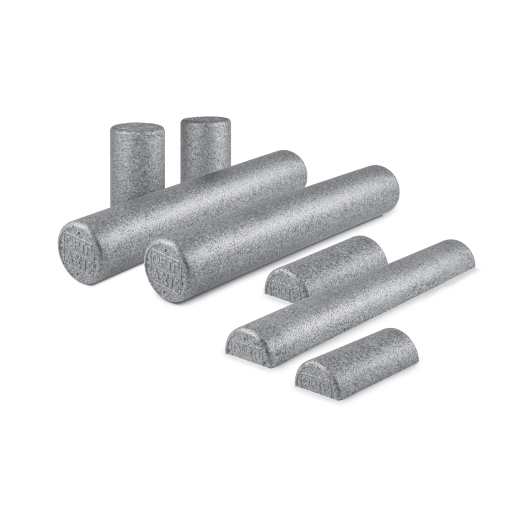 OPTP® Silver AXIS Standard Foam Rollers - Moderate Density - primehubstore.shop Foam Rollers