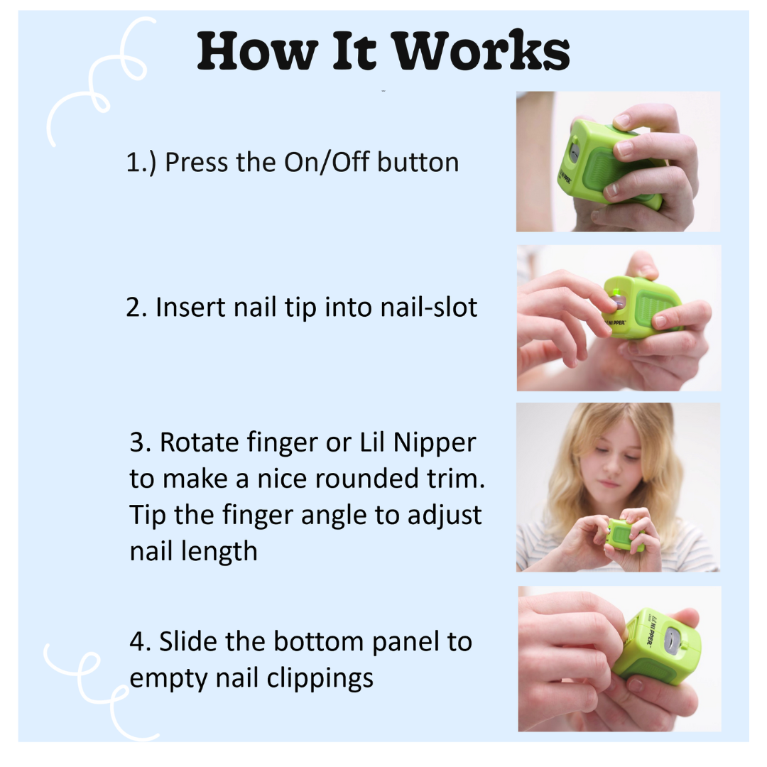 Lil Nipper Automatic Electric Handheld Nail Clipper - primehubstore.shop Nail Trimmers