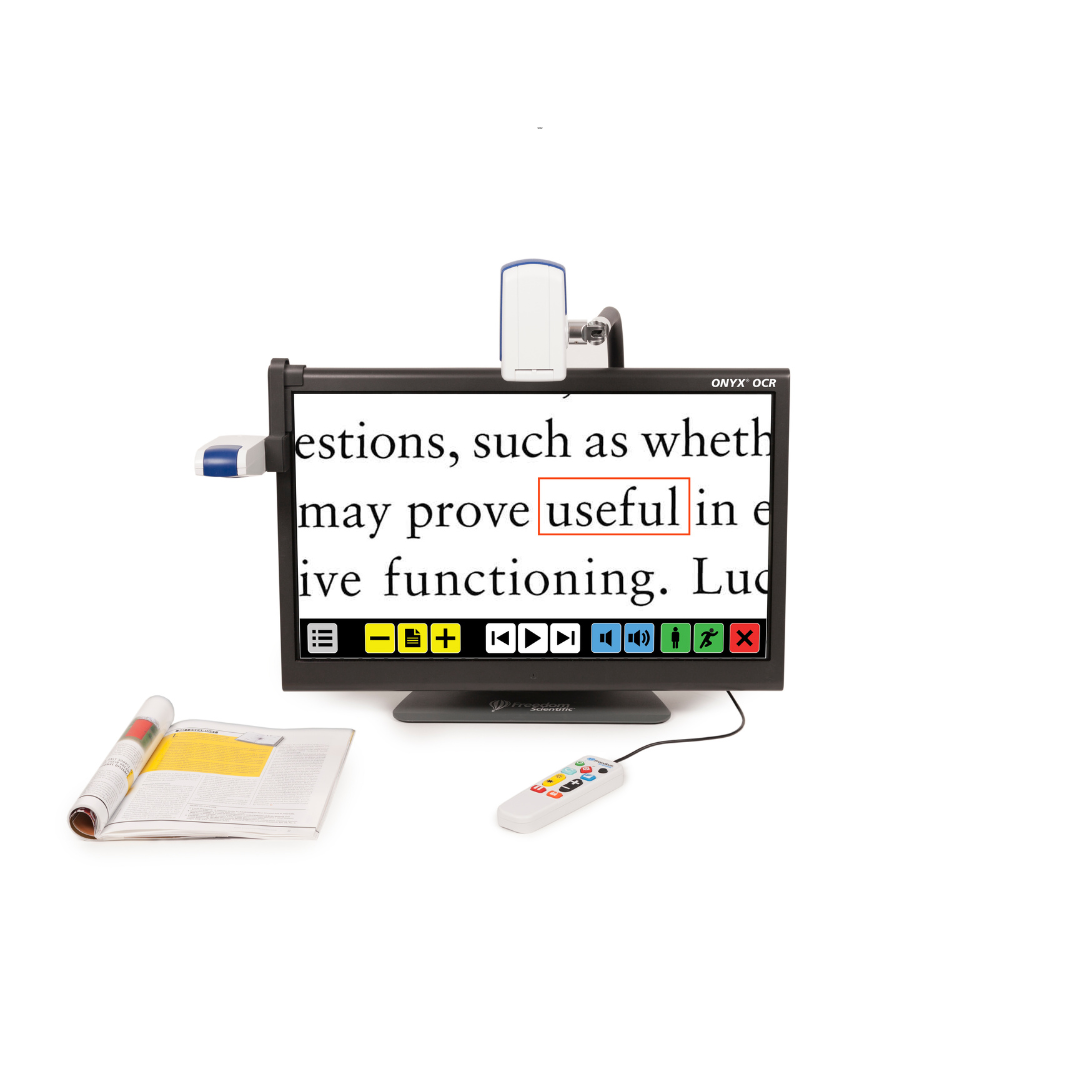 Freedom Scientific ONYX OCR Vision Magnifier - Speech & Touch Screen - primehubstore.shop Desktop Vision Magnifiers
