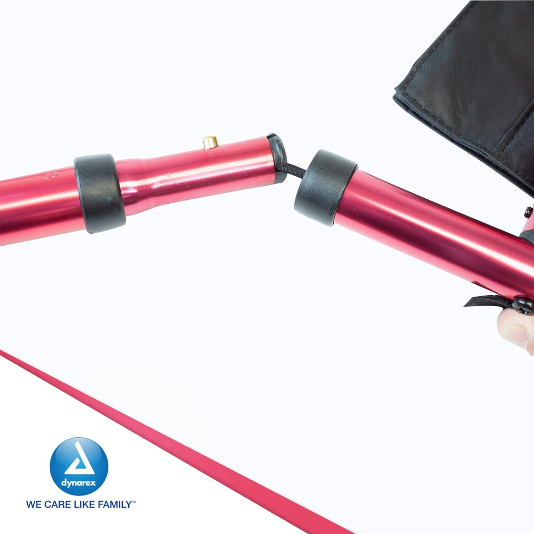 Dynarex Folding Lightweight Travel Walker - Paddle Release - primehubstore.shop Paddle Walkers