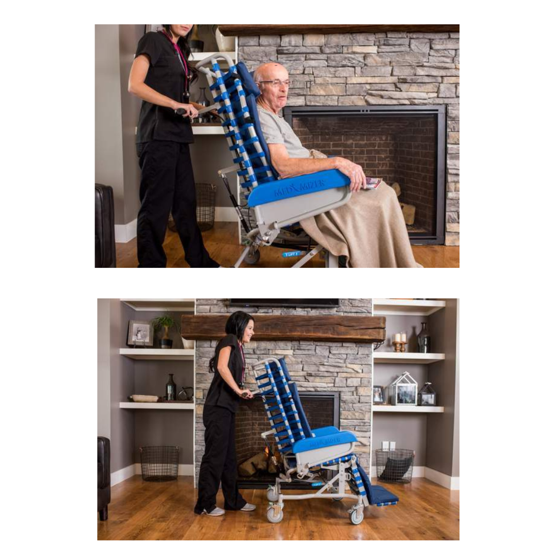 Med-Mizer FlexTilt Tilt-In-Space Transport Chair For Safe Patient Transferring - primehubstore.shop Patient Transfer Chairs