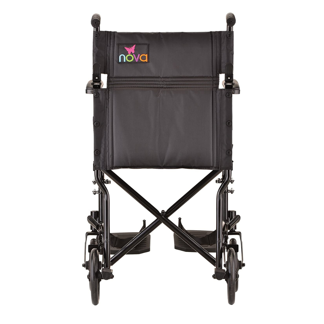 Nova Medical 319 Lightweight 19" Steel Folding Transport Wheelchairs - primehubstore.shop Transport Chairs